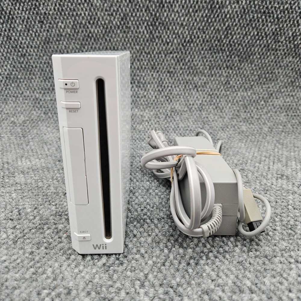 Nintendo Wii RVL-001 White Console GameCube Compatible System (Tested Works) - Picture 2 of 5
